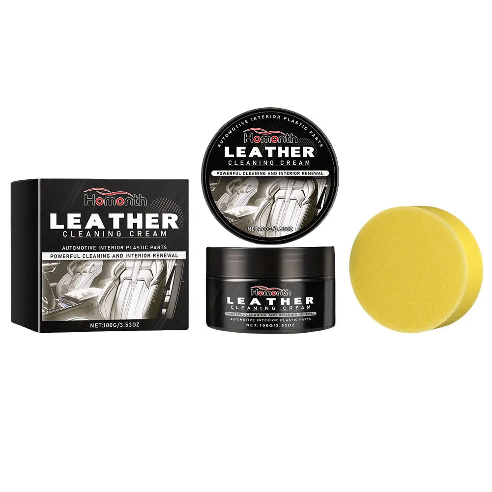 Leather Conditioner Long Lasting Car Seats Polishing Nourishment Care Leather Care Cream for Leather Pant Bag Shoes Furniture